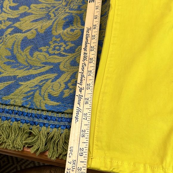 NWT Chaconia Dolls Jeans. Sm. Very diff Mustard Yellow. Straight leg. Waist 15”. - Picture 10 of 13